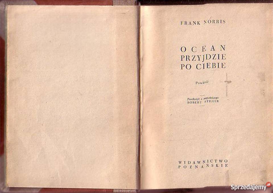 0269 OCEAN PRZYJDZIE FRANK NORRIS sprzedam
