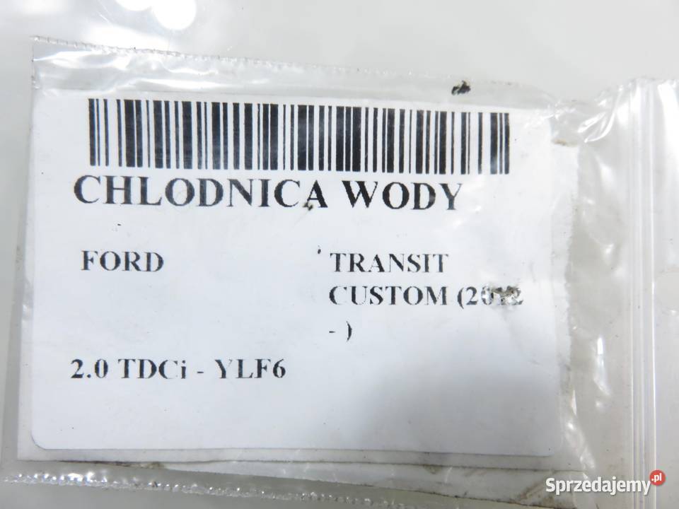 CHŁODNICA WODY FORD TRANSIT CUSTOM 2012 20 TDCi
