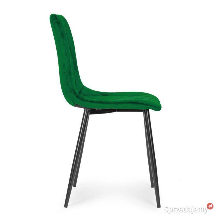 Komplet 4 krzeseł krzesło pikowane welurowe do Bielsk Podlaski sprzedam