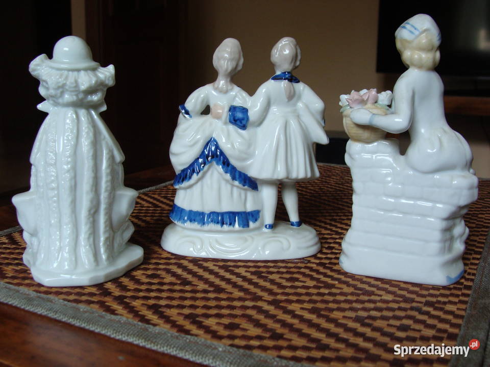 3 figurki porcelanowe Porcelana i szkło Łódź