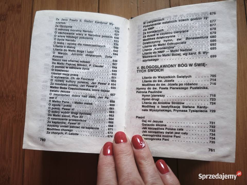 Modlitewnik Jasnogórski Wydanie 1989 Unikat Połaniec sprzedam