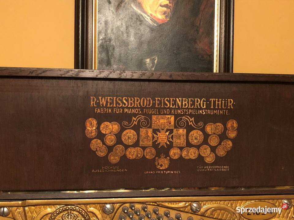 Zabytkowe pianino marki Weissbrod śląskie Sosnowiec sprzedam