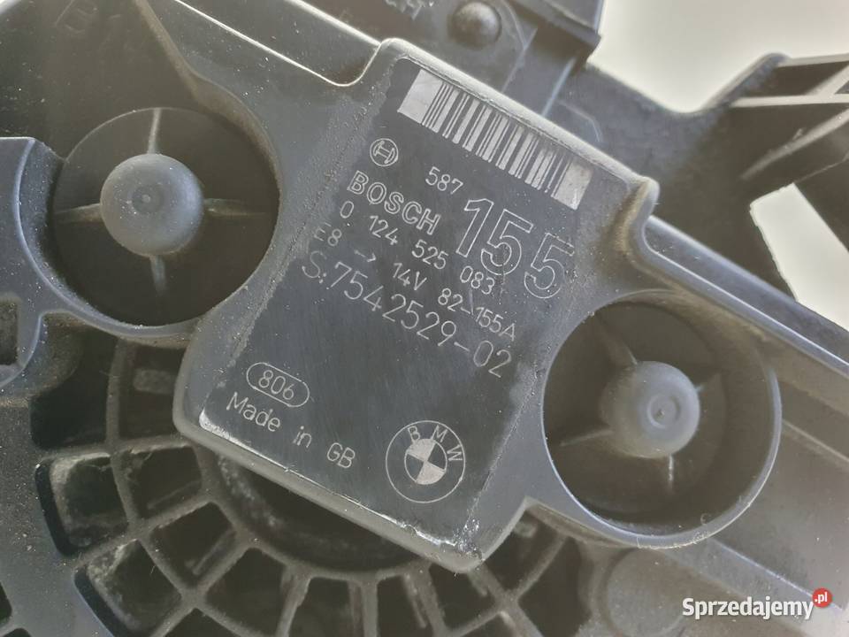 BMW E90 25 i ALTERNATOR 0124525083 155A bosch Układ elektryczny silnika lubelskie Janów