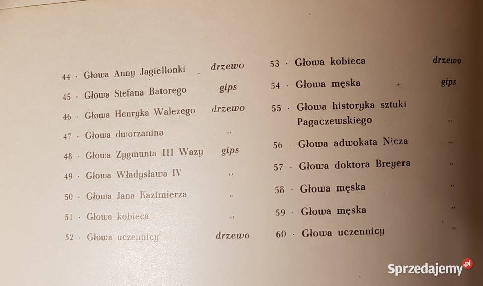 Xsawery Dunikowski Głowy Wawelskie I wyd 1956 r