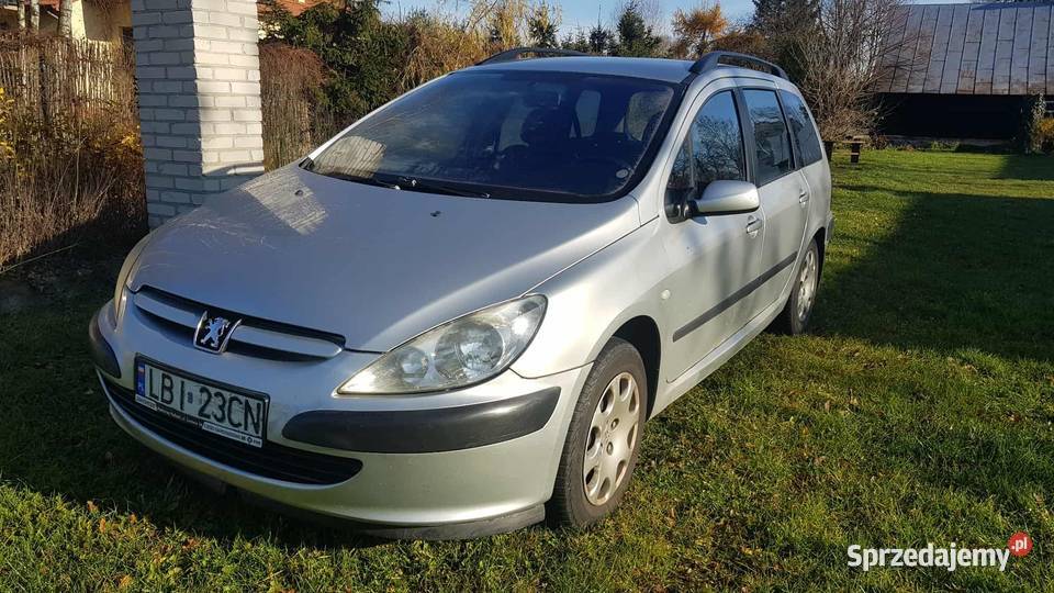 Peugeot 307 Kombi 14Hdi 2003r Pierwszy srebrny Drelów