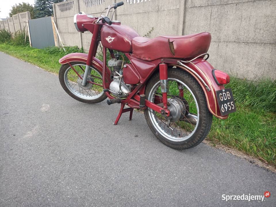 Motocykl WSK Z2 1961 łódzkie Ozorków