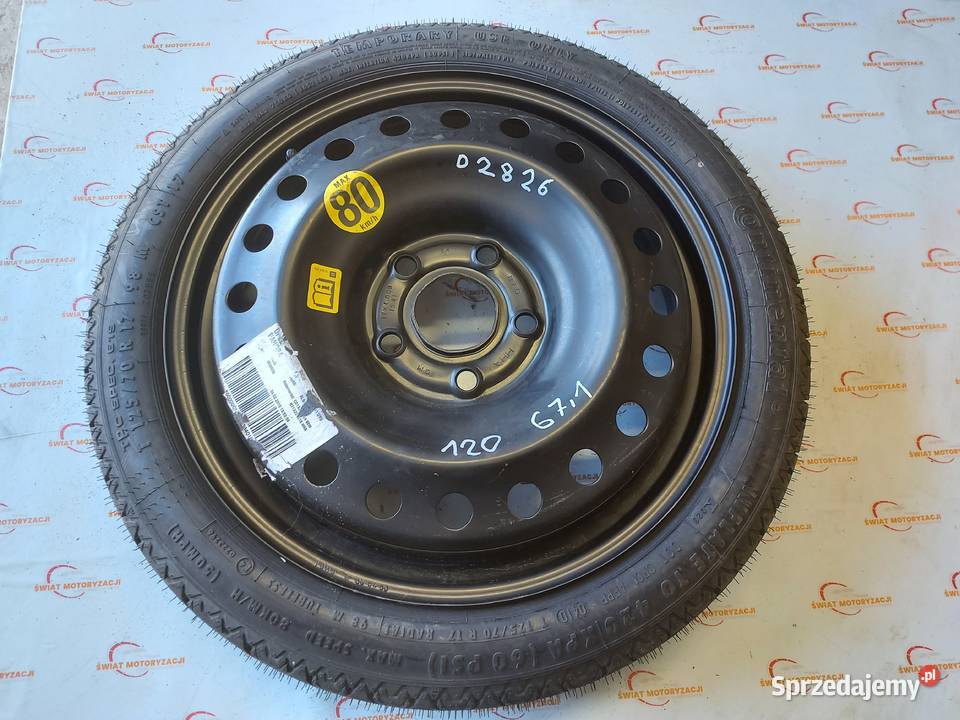 OPEL INSIGNIA A koło dojazdowe 1257017 98M 5x120 Kielce sprzedam