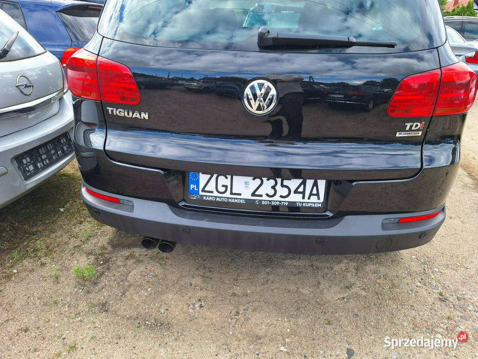 Volkswagen Tiguan Klimatronik Tempomat Nawi Ledy Zarejestrowany w Polsce Załom