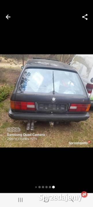 BMW e30kombi 1990r ZDERZAK TYLNY elementy osobowe Pozostałe Części samochodowe Jastrzębia Góra