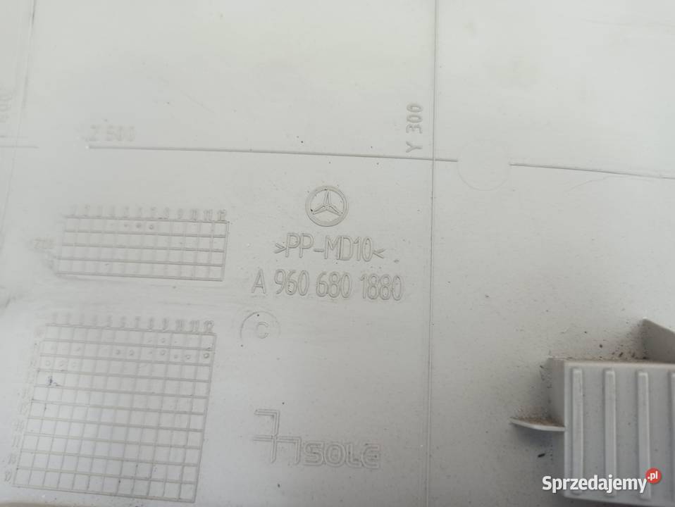 ACTROS MP4 OSŁONA MASKOWNICA KONSOLI ZAŚLEPKA Bieleń