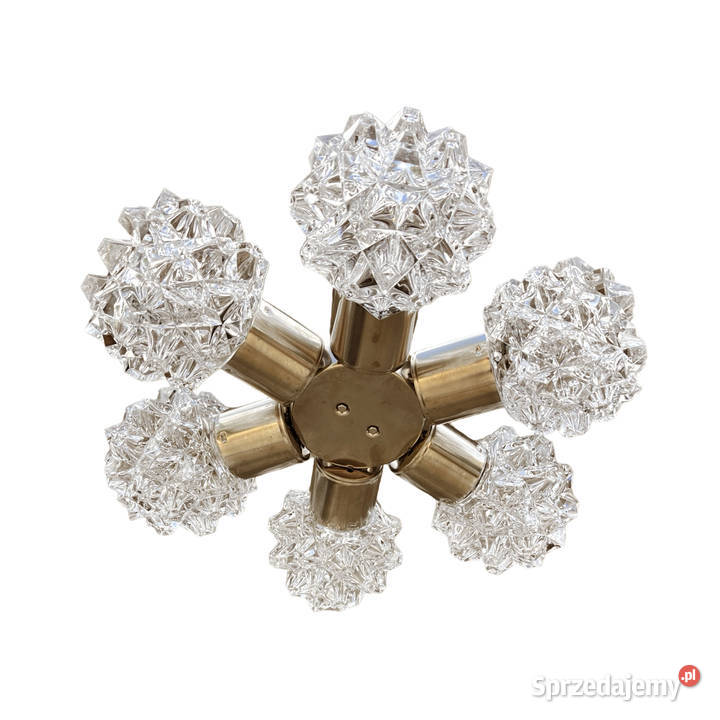 Żyrandol sputnik Kamenicky Senov Czechosłowacja sprzedam