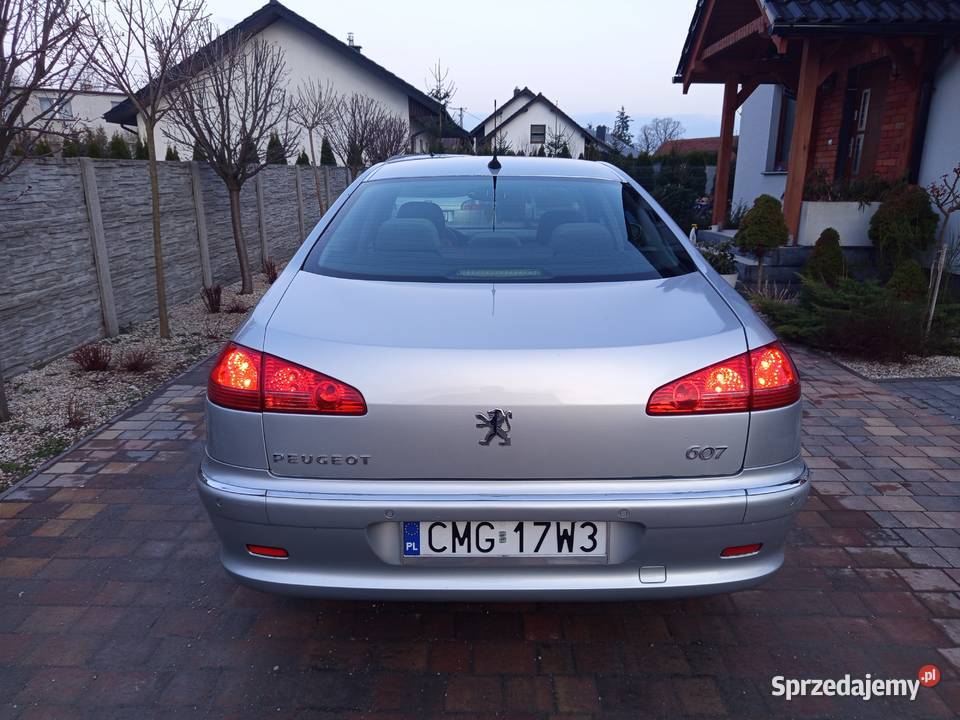 Peugeot 607 20 HDi 136 zarejestrowany Zarejestrowany w Polsce Strzelno sprzedam