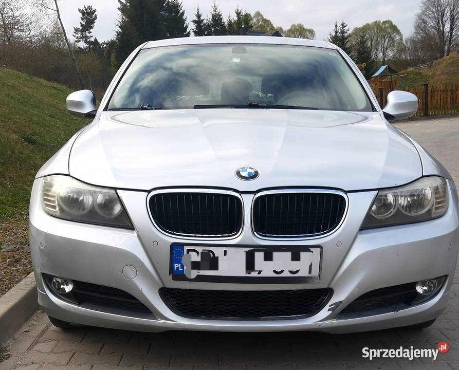BMW Seria 3 E91 320d 2009 Czarna Górna
