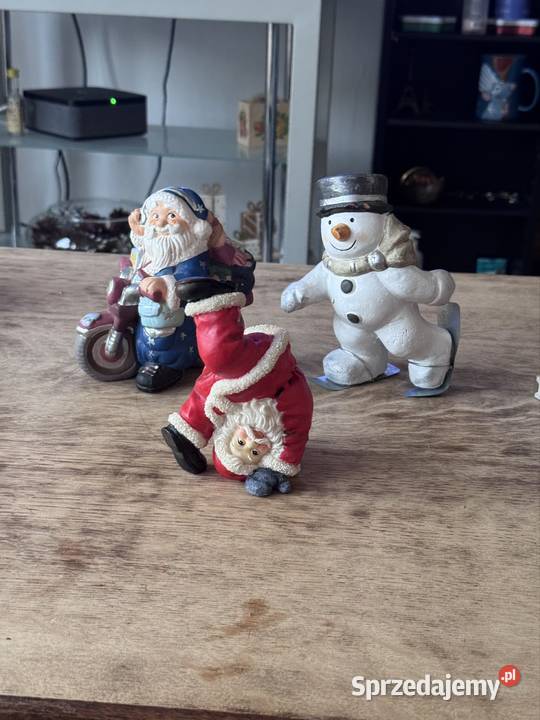Świąteczne figurki ceramiczne sprzedam