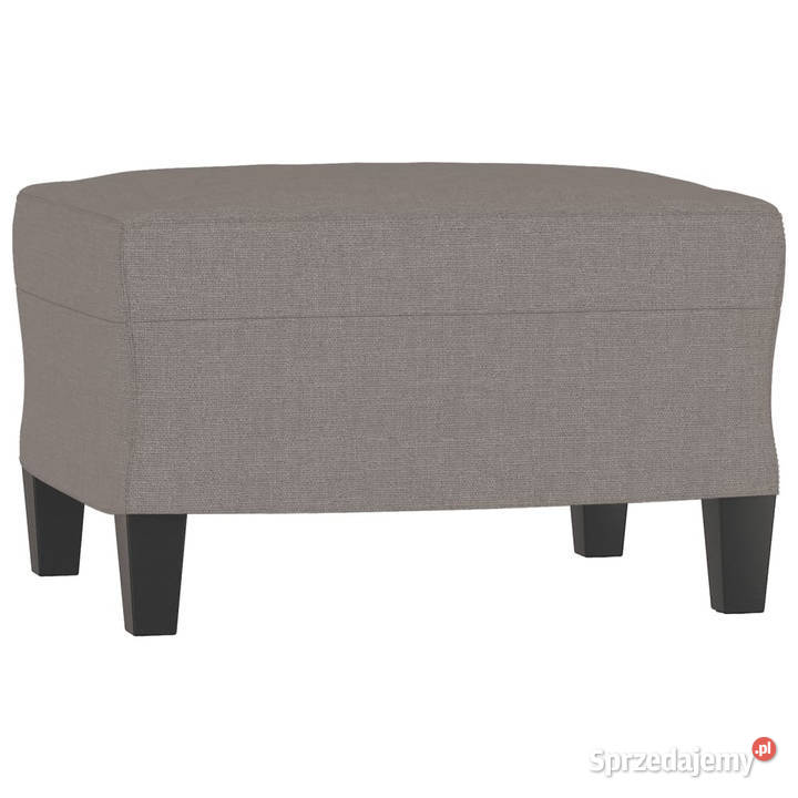 3osobowa sofa z podnóżkiem taupe 180 tkaniną Sofy i kanapy Warszawa