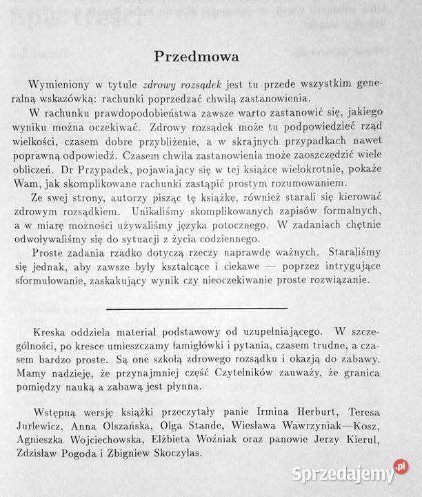 Kombinatoryka prawdopodobieństwo i zdrowy