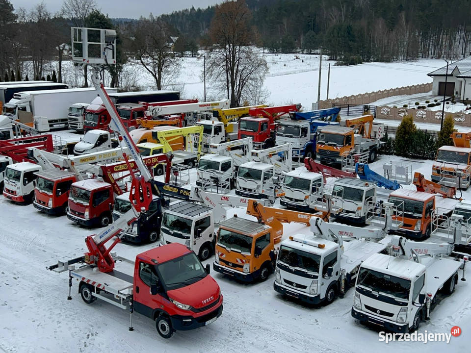 Iveco Daily 35S12 Koszowy Zwyżka MX170 17m UDT Widełki