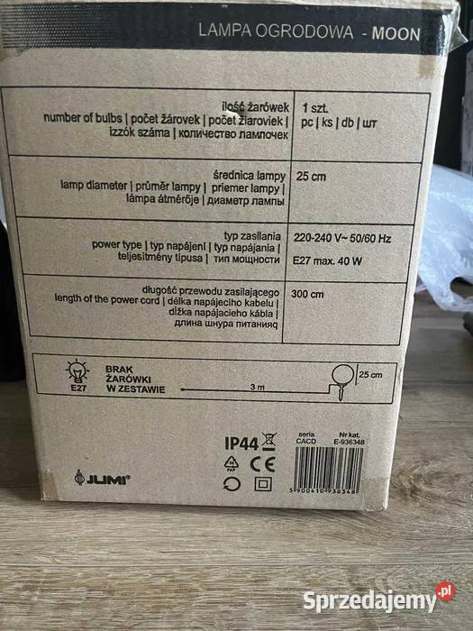 Lampa ogrodowa Moon Częstochowa