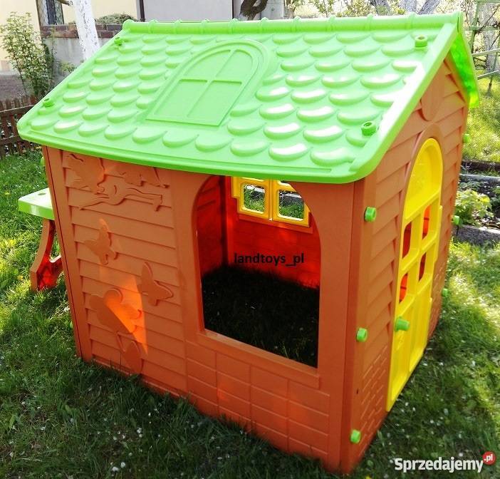 11045 DUŻY DOMEK OGRODOWY DZIECI ZE STOLICZKIEM Jawor
