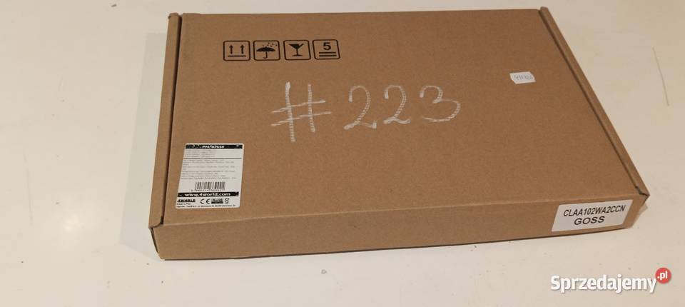 Nowa Matryca 102 LED 40pin CLAA102WA02CCN Asus Monitory i projektory Malczyce