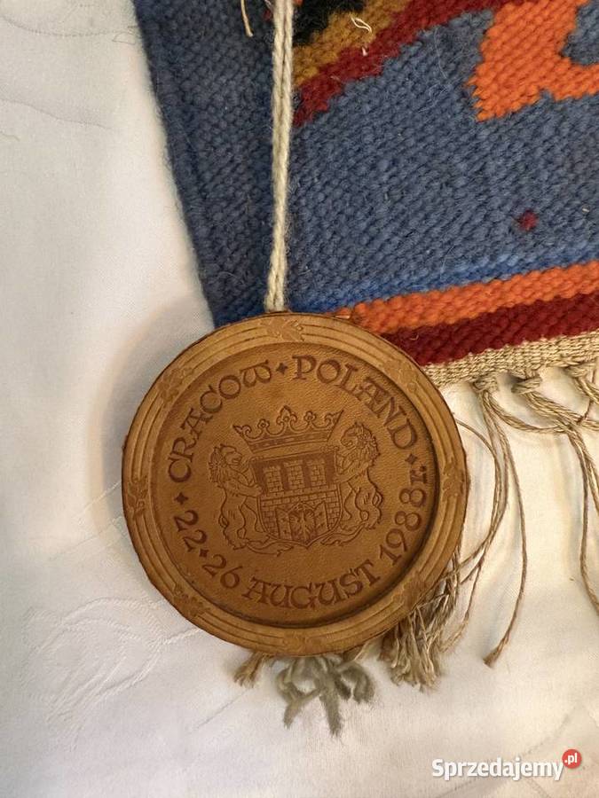 Wełniany Kilim Lajkonik Krakowski Vintage PRL z Antyki, Sztuka, Kolekcje Kraków