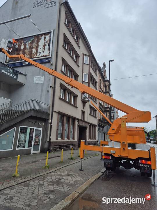Podnośnik koszowy 30 m bizon śląskie Katowice
