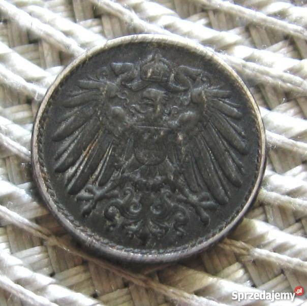 Niemcy 5 Pfennig 1918r AŻelazo wielkopolskie Kalisz