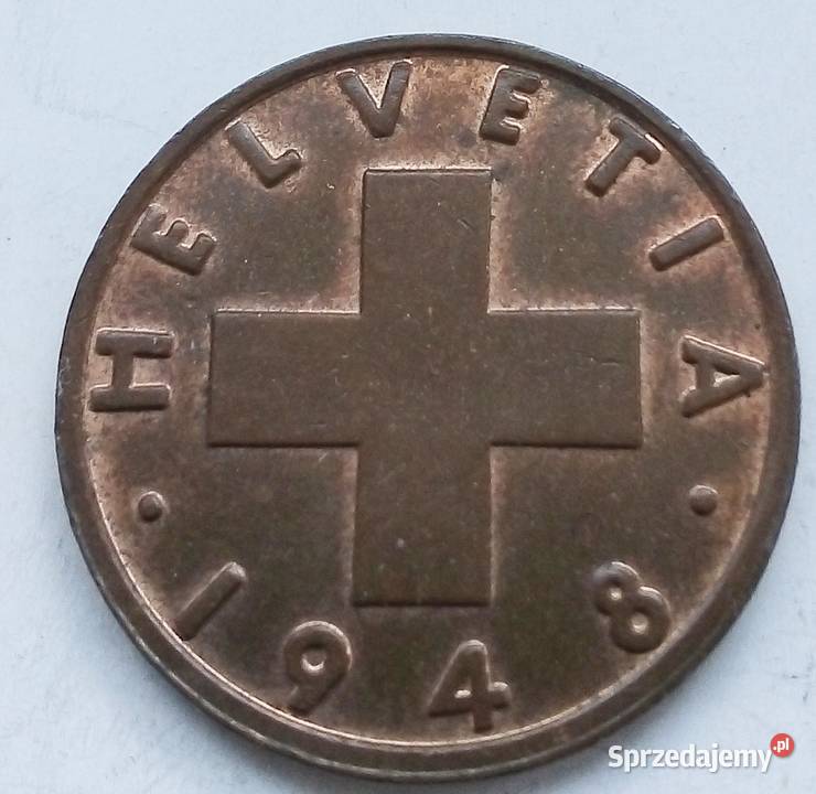 SZWAJCARIA2 RAPPEN1948 rB ŁADNA Legionowo