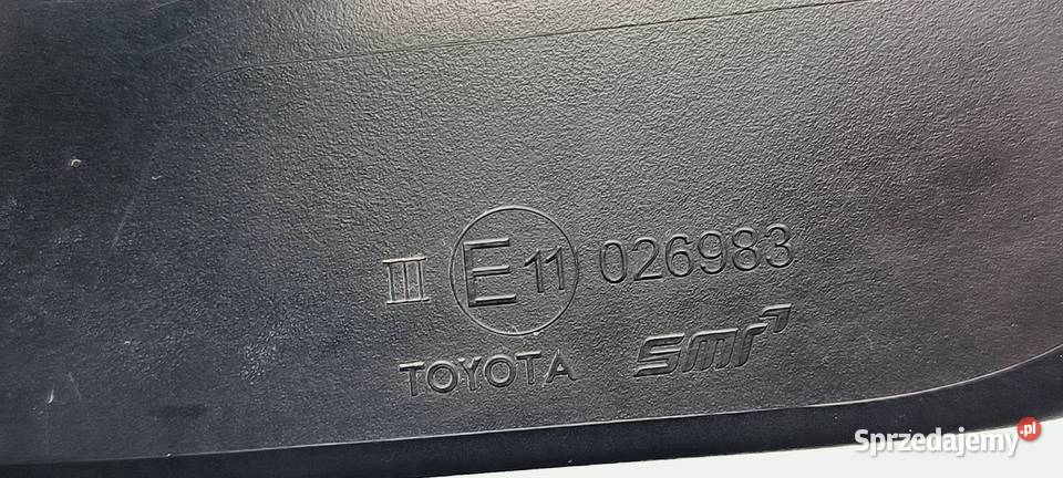 LUSTERKO PRAWE TOYOTA AURIS II PIN 7 Lipno
