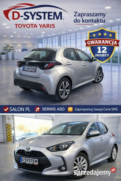 Toyota Yaris 2023 Yaris Salon Polska 1Właściciel immobilizer Yaris Białystok sprzedam