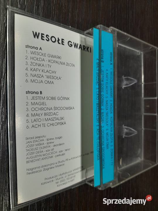 Kaseta magnetofonowa Wesołe Gwarki Biesiady etno/folk małopolskie Wieliczka