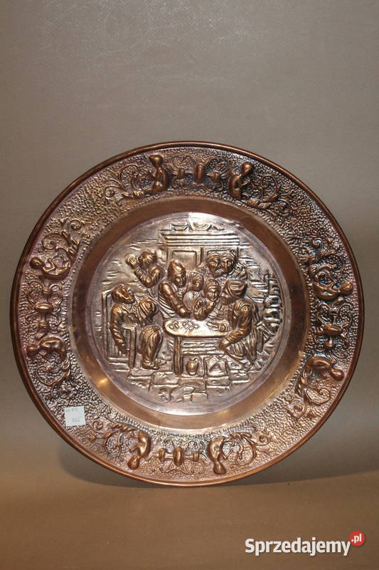 Miedziany talerz 519 FiaF zachodniopomorskie Szczecin sprzedam