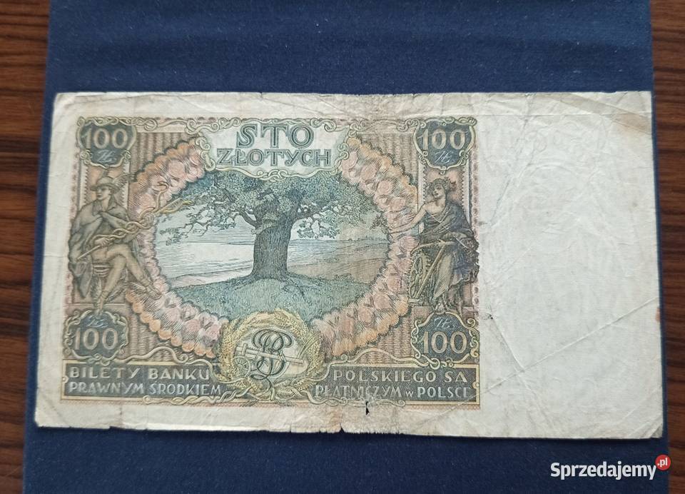 Banknot 100 złotych 1934 Nakło nad Notecią