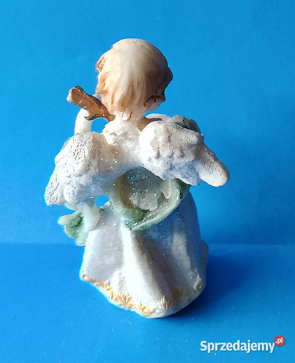 figurka ceramiczna Aniołek muzykant Suwałki
