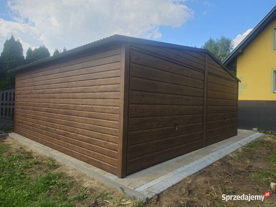 6x6 Garaze Blaszane Garaż Blaszany Blaszak Pilzno sprzedam
