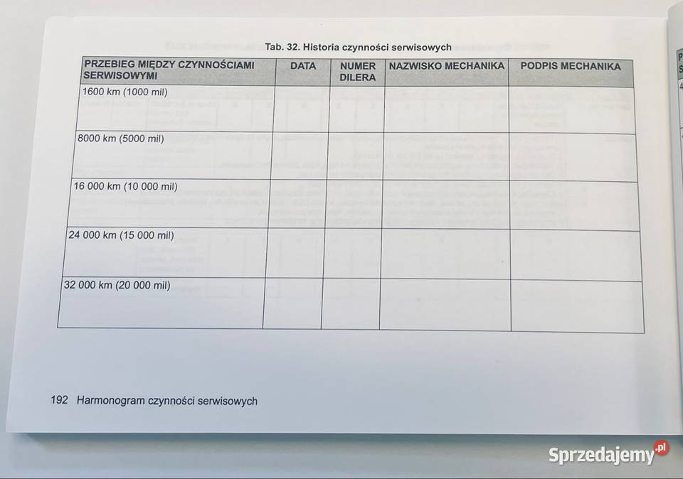 Instrukcja książka serwisowa Harley Davidson Kalisz