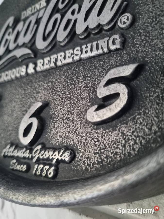 Zegar ścienny Coca Cola Made in USA pomorskie Solnica