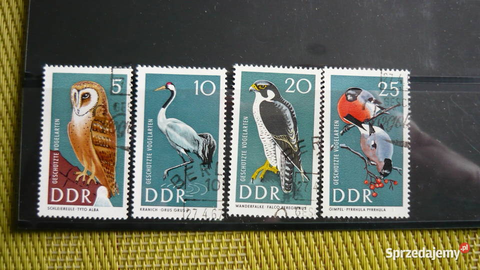 Znaczki DDR ptaki I śląskie Myszków sprzedam
