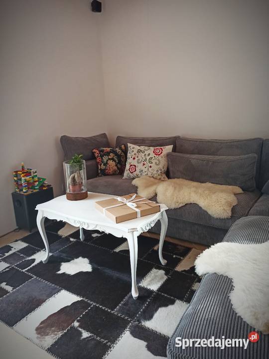 Stolik kawowy biały Ludwik gięte nogi Częstochowa