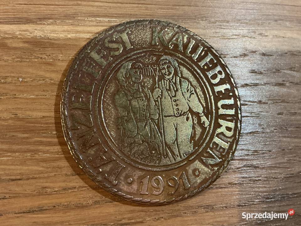 Żeton Medal Święto Tańca 1991 Niemcy lubuskie