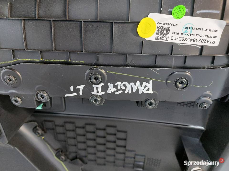 Ford Ranger VI 6 2024r TAPICERKA BOCZEK DRZWI