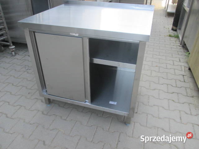 STÓŁ GASTRONOMICZNY DRZWI SUWANE 2 PÓŁKI 907085 Biznes i Przemysł wielkopolskie Ostrów Wielkopolski