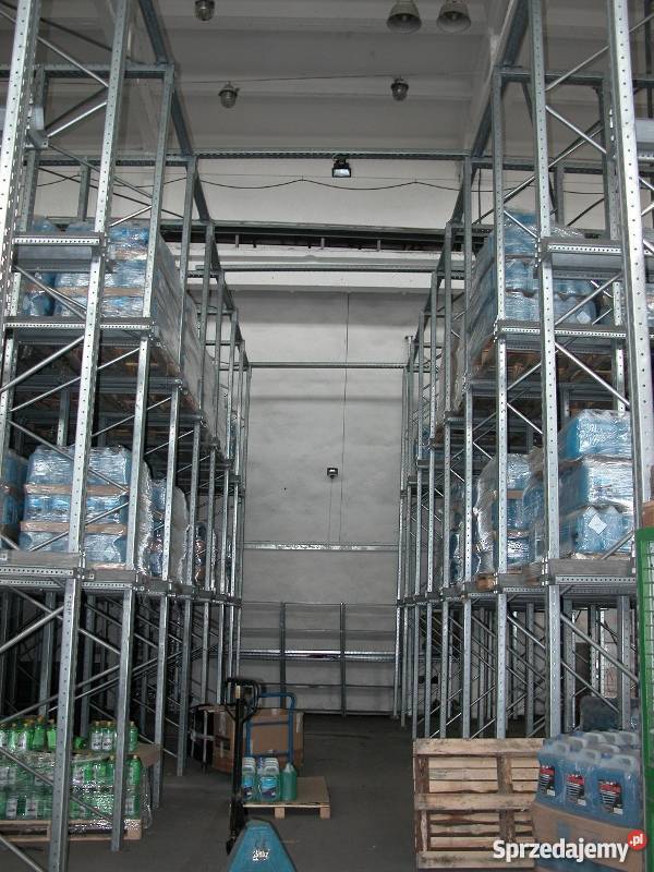 Regały paletowe wjezdne DriveIn 384 miejsca pale Katowice