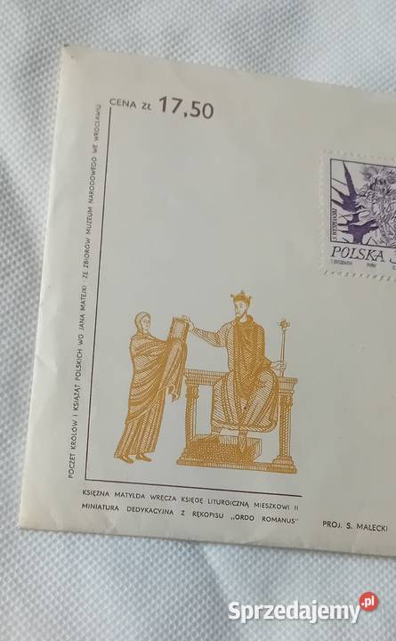 Koperta Poczet królów i książąt polskich wg Jana Koźminek sprzedam