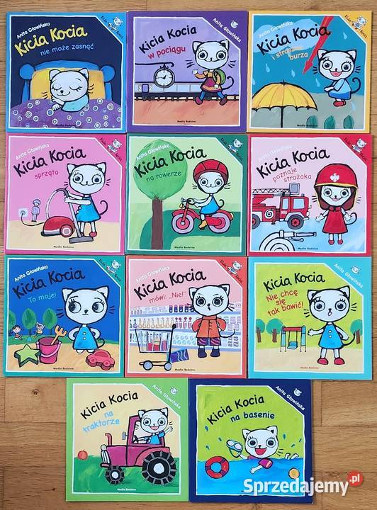 Zestaw książek Kicia Kocia Anita Głowińska Kultura i Rozrywka Warszawa