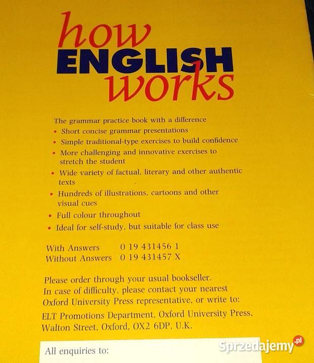 How English Works A Grammar Practice Book Chełm
