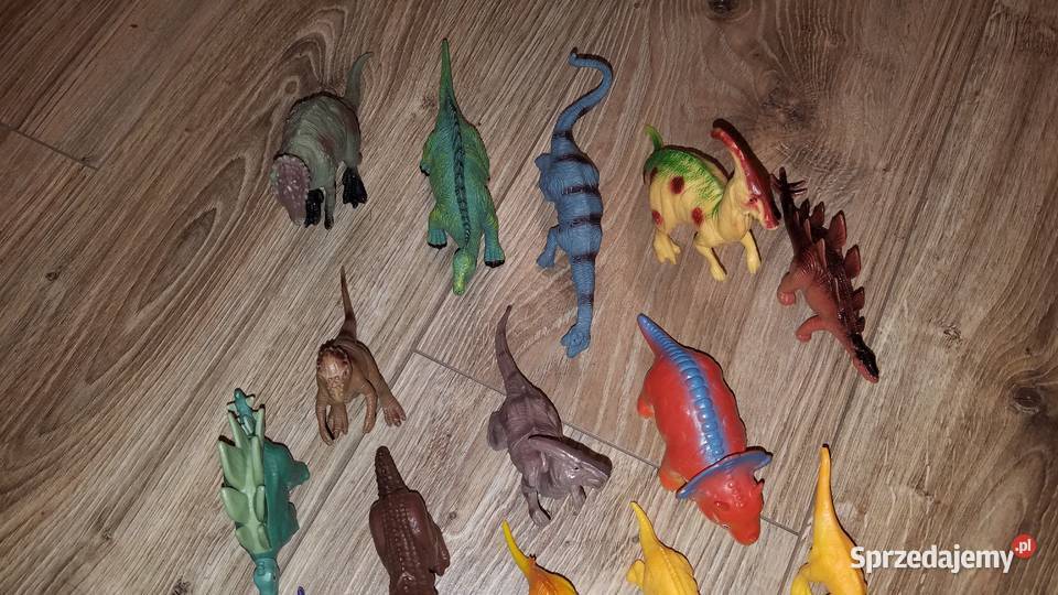 Dinozaury figurki 23 sztuki różne rozmiary 6155 Figurki