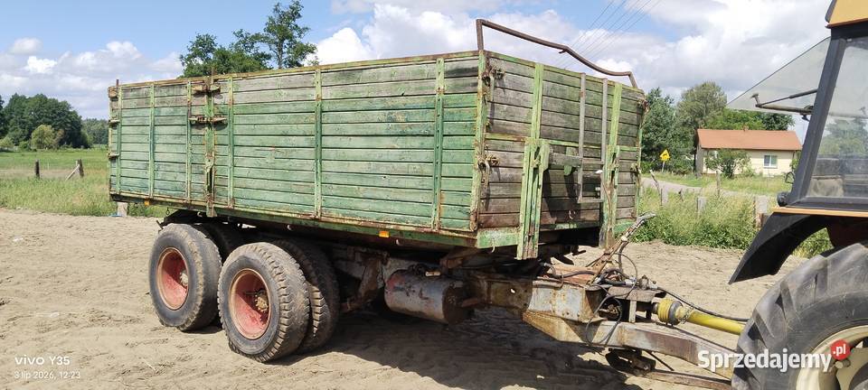 Przyczepa tandem wywrotka Własna hydraulika Rolnictwo