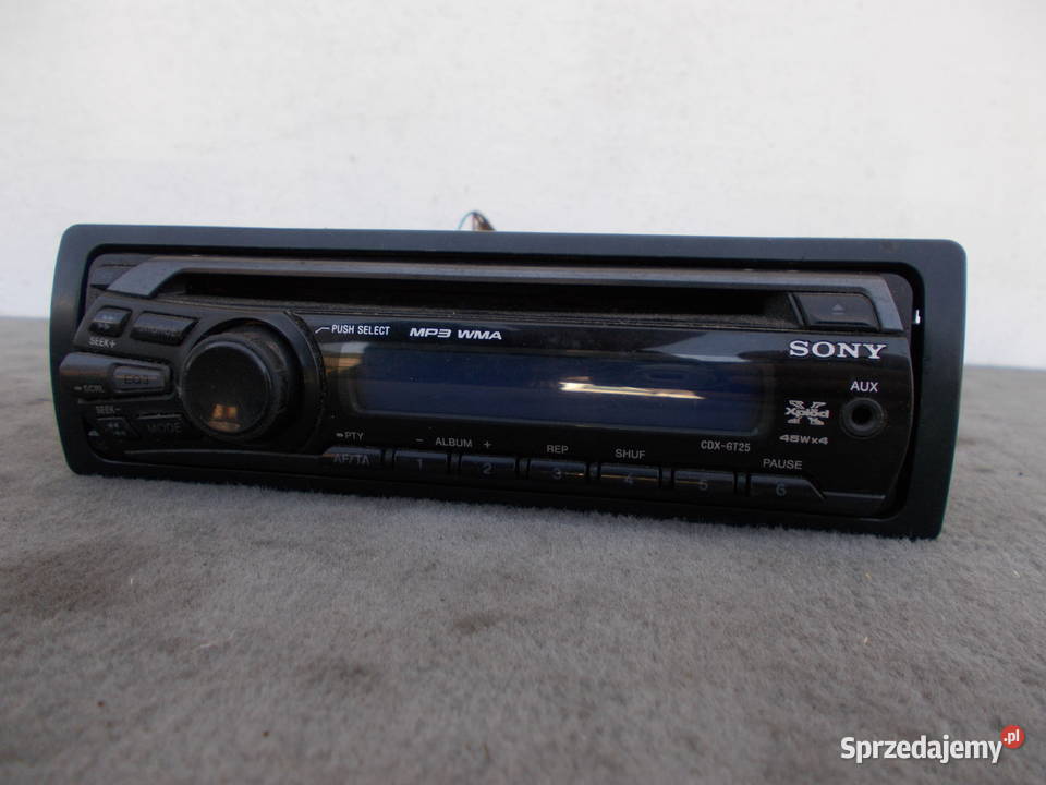 radioodtwarzacz SONY CDXGT25 4X45W AUX XPLOD lubelskie