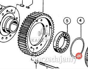 Claas Dominator 96 Wieniec zębaty Mechanizmu Jastrzębniki